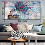 GUGIKA Large Wall Art for Living Room, Phonograph Canvas Wall Decor for Bedroom,... - Image 8