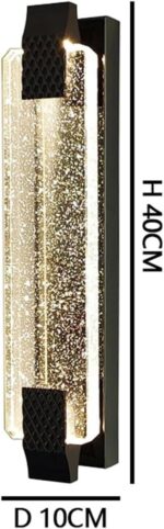 Outdoor Villa Courtyard Light Luxury Bubble Crystal Living Room Wall Lamp Bedroo... - Image 6