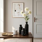 Modern Ceramic Flower Vase Set of 3, Minimalist Vase for Home Decor, Decorative ... - Image 6