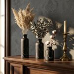 Modern Ceramic Flower Vase Set of 3, Minimalist Vase for Home Decor, Decorative ... - Image 8
