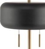 Globe Electric x Novogratz 67347 22" 2-Light Table Lamp, Metallic Dark Gray, Dua... - Image 6