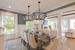 TOCHIC Farmhouse Crystal Chandelier, 29" Black Crystal Dining Living Room Chande... - Image 3