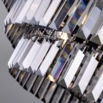 TOCHIC Farmhouse Crystal Chandelier, 29" Black Crystal Dining Living Room Chande... - Image 6