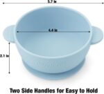 PandaEar 3 Pack Baby Bowls with Suction| Stay Put Silicone Food Bowl for Babies ... - Image 4