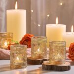 30 Pack Clear Glass Votive Candle Holders, Vintage Candle Holder Bulk, Tealight ... - Image 3