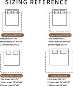 100% Cotton Sheet Set 4 Pcs King Size Egyptian Cotton Sheets 1000 Thread Count S... - Image 7
