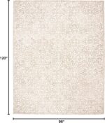 SAFAVIEH Area Rug 8x10 - Trace Collection - Large - Brown & Ivory, Handmade Wool... - Image 3