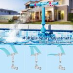 Pool Fountain, 2-in-1 Water Fountains with 360° Adjustable Dual Spray Retractabl... - Image 3