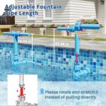 Pool Fountain, 2-in-1 Water Fountains with 360° Adjustable Dual Spray Retractabl... - Image 4