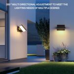 Outdoor Wall Light 350° Rotate Modern Wall Sconce Minimalist Style Wall Mount Li... - Image 8