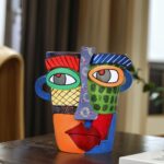 Resin Abstract Sculpture for Home Decor Modern,Book Shelf TV Stand Decor,Living ... - Image 8