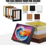 Floating Frames for Canvas,Wood-Look Frames for 1.25" Thick Canvas Paintings,Flo... - Image 6