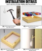 Floating Frames for Canvas,Wood-Look Frames for 1.25" Thick Canvas Paintings,Flo... - Image 7