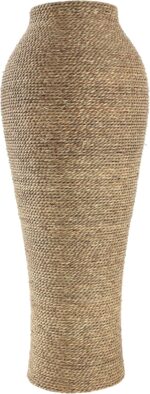 Deco 79 Seagrass Handmade Decorative Vase Tall Wrapped Centerpiece Vase, Vase fo... - Image 3
