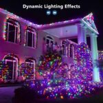 BrizLabs RGB Color Changing String Lights, 33FT 100 LED Red White Blue String Li... - Image 7