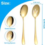 6 Pieces Serving Spoons Set, 8.7 Inch Serving Spoon, Includes 3 Server Spoon and... - Image 4