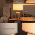 O’Bright Dune - Battery Powered Table Lamp, Rechargeable Cordless Ceramic Lamp, ... - Image 6