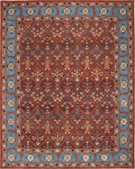 SAFAVIEH Heritage Collection Accent Rug - 4' x 6', Red & Blue, Handmade Traditio... - Image 3