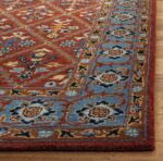SAFAVIEH Heritage Collection Accent Rug - 4' x 6', Red & Blue, Handmade Traditio... - Image 4