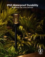 Sunco 6 Pack Low Voltage Garden Pathway Lights, LED Landscape Pathway Lighting, ... - Image 5