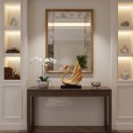 Modern Gold Statue Swan Decor for Living Room,Luxury Swan Sculpture Home Decor A... - Image 5