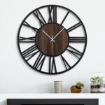 24 Inch Large Metal Wall Clock with Voice and Light Sensor Night Light, Glow in ... - Image 3