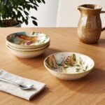 Certified International Piazzette 9.25" Soup/Pasta Bowls, Assorted Designs, Set ... - Image 6