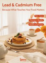Sweese 10 Inch Porcelain Dinner Plates, White, Set of 6 - Microwave, Oven, Dishw... - Image 9