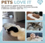 WaySoft New Zealand Sheepskin Area Rug – Genuine Fluffy Wool, Multiple Sizes, Be... - Image 6