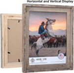 Rustic Barnwood Picture Frames 16x20 - Natural Reclaimed Wood Wall Hanging - Han... - Image 5