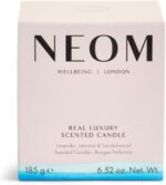 NEOM- Real Luxury Scented Candle,1 Wick | Lavender & Rosewood | Essential Oil Ar... - Image 3