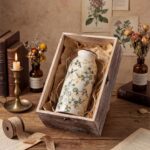 Vintage Ceramic Flower Vase Chinoiserie Antique Floral Vase Rustic Boho Farmhous... - Image 5