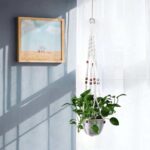 Macrame Plant Hanger 3 Pack Indoor Outdoor Hanging Planter Holder 35'' Ceiling P... - Image 7