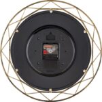 Bulova Clocks C4834 Luxfer Prism 14 Inch Frank Lloyd Wright Inspired Wall Clock - Image 4