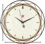 Bulova Clocks C4834 Luxfer Prism 14 Inch Frank Lloyd Wright Inspired Wall Clock - Image 5