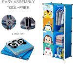 MAGINELS Children Wardrobe Kid Dresser Cute Baby Portable Closet Bedroom Armoire... - Image 4