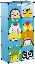 MAGINELS Children Wardrobe Kid Dresser Cute Baby Portable Closet Bedroom Armoire... - Image 5