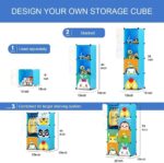 MAGINELS Children Wardrobe Kid Dresser Cute Baby Portable Closet Bedroom Armoire... - Image 6
