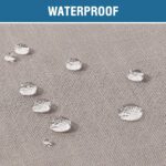 H.VERSAILTEX Linen Look Outdoor Curtains for Patio Waterproof, Premium Thick Pri... - Image 4
