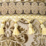 Embroidered Luxury Pillow Covers for Couch and Bed, Square Decorative Throw Pill... - Image 3