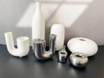 Silver Candlestick Holders, Decorative Taper Candle Holder Set Decor for Table C... - Image 5