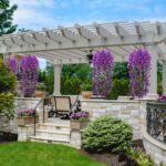 Ouddy Decor 4 Pcs Artificial Hanging Flowers Fake Hanging Plants Violet Flowers ... - Image 5