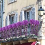 Ouddy Decor 4 Pcs Artificial Hanging Flowers Fake Hanging Plants Violet Flowers ... - Image 8