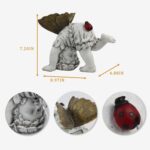 Suyorpe Solar Fairy Garden Statue Decor - Gifts for Women Mom Mother's Day, Ange... - Image 3