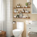 HOOBRO Floating Shelves, Wall Shelf Set of 3, 35.4 Inches Hanging Shelf with Rai... - Image 3