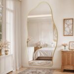 Antok Full Length Mirror, 81"x41" Floor Mirror with Stand, Standing Hanging Lean... - Image 4
