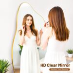 Antok Full Length Mirror, 81"x41" Floor Mirror with Stand, Standing Hanging Lean... - Image 6