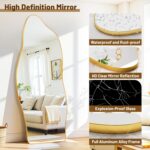 Antok Full Length Mirror, 81"x41" Floor Mirror with Stand, Standing Hanging Lean... - Image 8