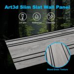 Art3d 4-Pack Glue-On Wall Panels, Wood Grain Texture Interior Wall Decor, 104"x1... - Image 7