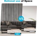 Art3d 4-Pack Glue-On Wall Panels, Wood Grain Texture Interior Wall Decor, 104"x1... - Image 9